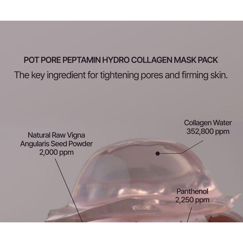 HEVEBLUE - Pot Pore Peptamin Hydro Collagen Mask Pack Set 7 sheets