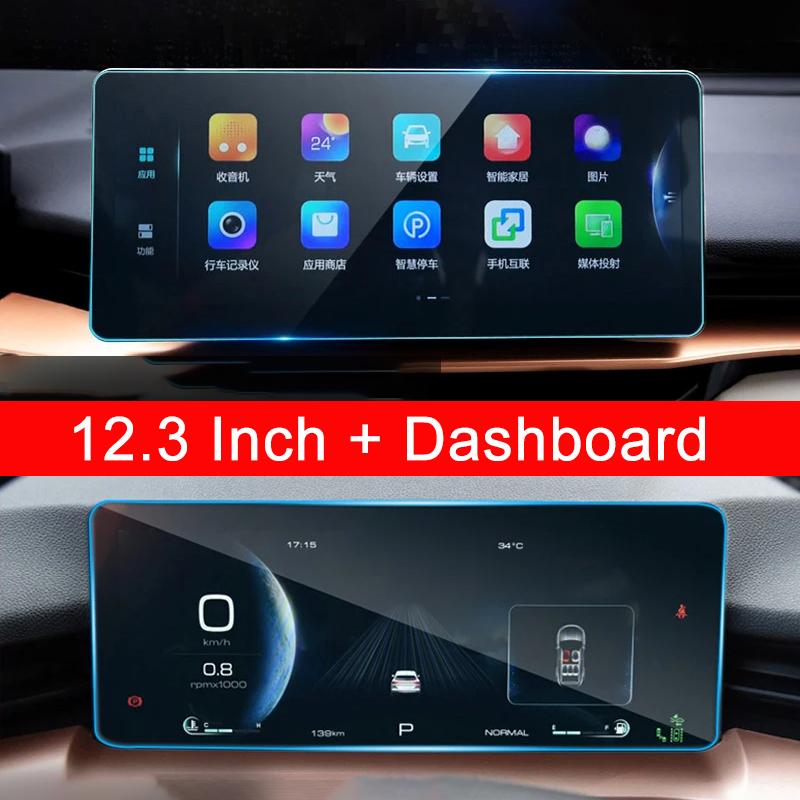 Для Haval H6 3rd Gen GT 2024 2024 2024 2024 PHEV автомобильный GPS-навигатор закаленная пленка наклейка на экран дисплея приборной панели