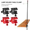 2pcs Light Stand Pole Table Clamp Clip Adjustable Lantern Stand Clip For Light Pole for Outdoor Camping Lantern Camera