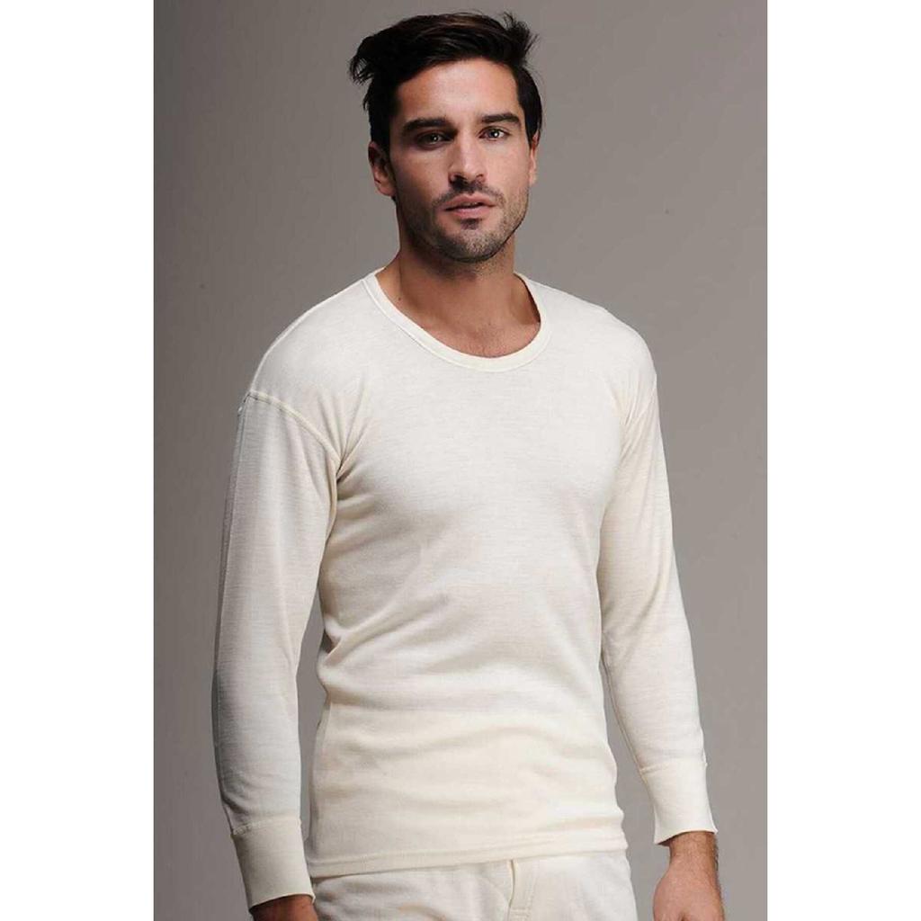 Мужская шерстяная майка с коротким рукавом 1000