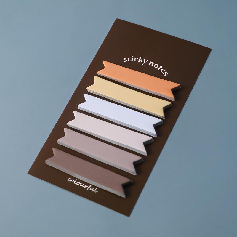 1 шт. красочный индекс липкие заметки градиент цвета самоклеящиеся блокнот для заметок дневник наклейки вкладка этикетка