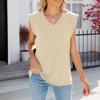 Женские топы, однотонная футболка с короткими рукавами и v-образным вырезом, летние футболки, свободная футболка для женщин, пляжная повседневная футболка, женские топы