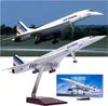 50 СМ 1:Самолет в масштабе 125 Concorde Air France British Airline Air Force One Модель самолета Смоляной фюзеляж Самолет Подарок Дисплей