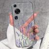 Для Huawei P60 P50 P40 Pro P50e Honor 8A 9S 9X V40 Lite Чехол Узоры Океан Кит Прозрачный Силиконовый Противоскользящий Чехол для Телефона Для Huawei Модный Чехол