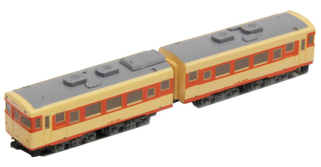 Rokuhan Z Gauge Z Shorty Kiha58 JNR Express Color Railway Model Diesel Car ST010-1