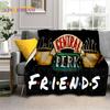 Классическое одеяло из сериала «Друзья» Central Perk, Мягкое плед-покрывало для дома, спальни, кровати, дивана, пикника, путешествий, офиса, Подарок для ребенка