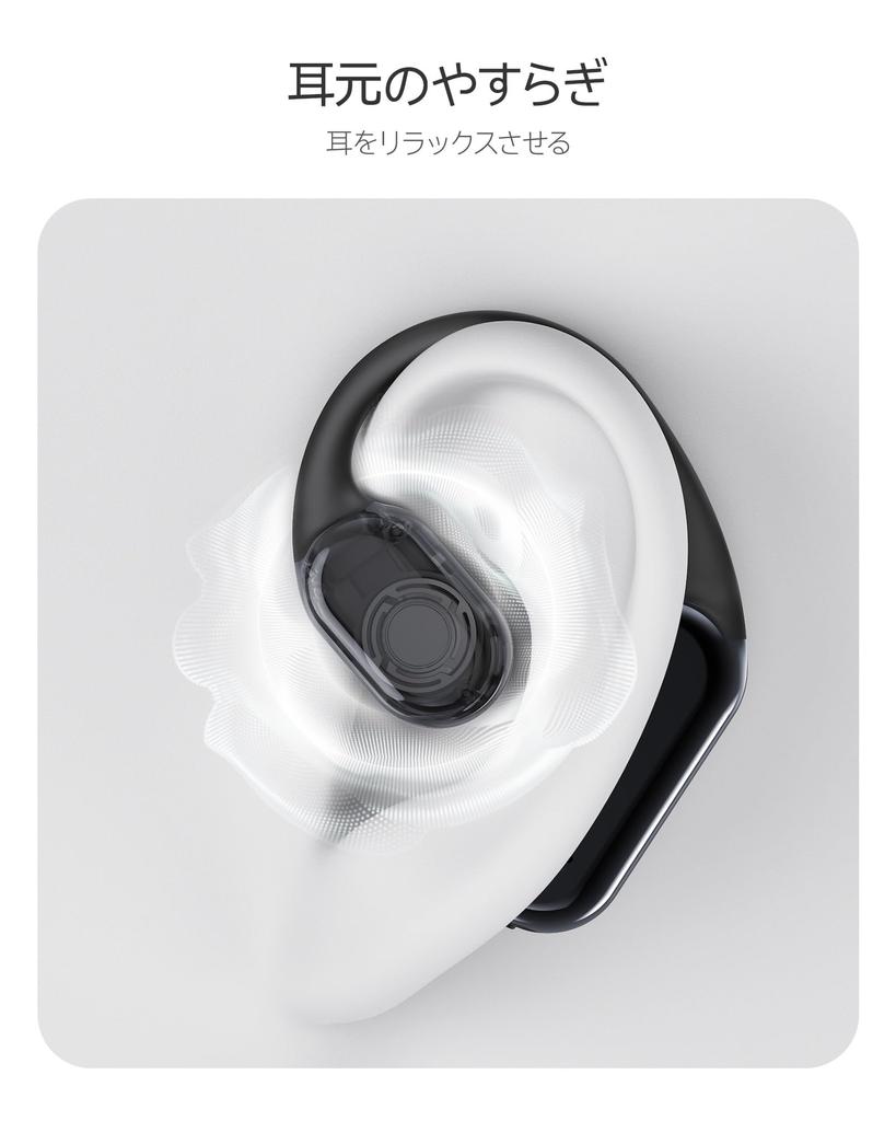 Полностью беспроводные наушники с костной проводимостью OWS Open Ear Headphones с заушным креплением Bluetooth с чехлом До 60 часов воспроизведения IP68 для велоспорта и йоги