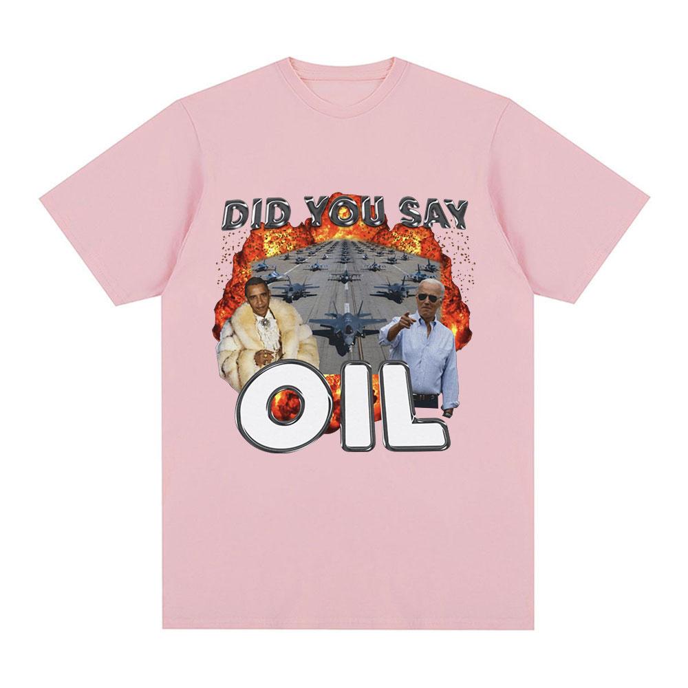 Did You Say Oli Meme Graphic Tshirt Men Clothing Fashion Hip Hop Vintage Short Sleeve Tshirts Casual Tee Shirt
