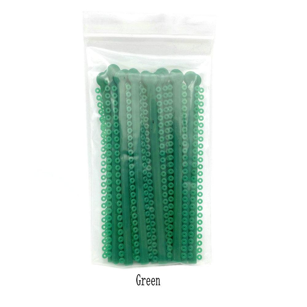 1000 шт./20 палочек, стоматологические ортодонтические эластичные лигатурные стяжки, ленты для брекетов, подтяжки, 1 упаковка, лигатурные стяжки