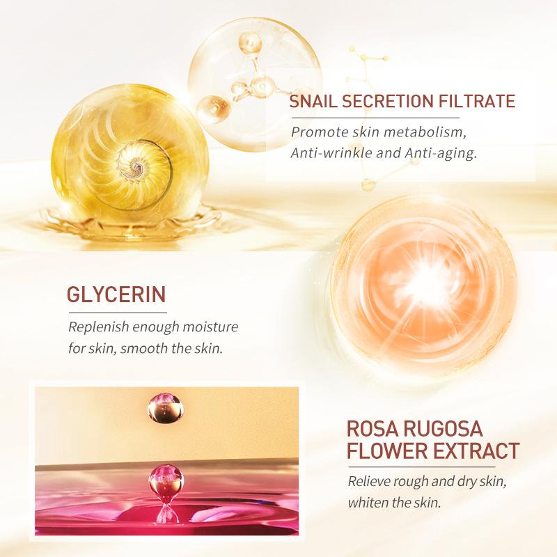 5Pcs Snail Face Mask No Washing Portable Travel Anti Wrinkle Moisturizing Mask