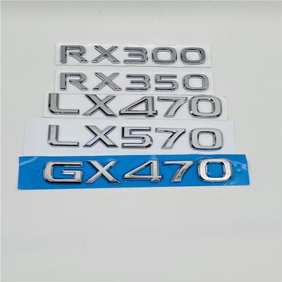 3D наклейки для автомобиля, подходят для Lexus LX470 LX570 RX300 RX350 GX470 GX 470, эмблема, логотип, задняя крышка багажника, символ, слова