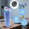 Compatible with 30/40 oz water cup replacement cover including silicone nozzle gray without BPA accessories