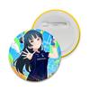 32/44/58mm LoveLive!SuperStar!!Ping An Pansy Tang Coco Round Brooch Clothing Lapel Pin Souvenir Soft Button  Decorative Hat Badge