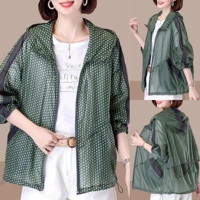 Больше. Солнцезащитная одежда Xia, уличная солнцезащитная одежда, свободная одежда, мода больших размеров, универсальная модная солнцезащитная рубашка