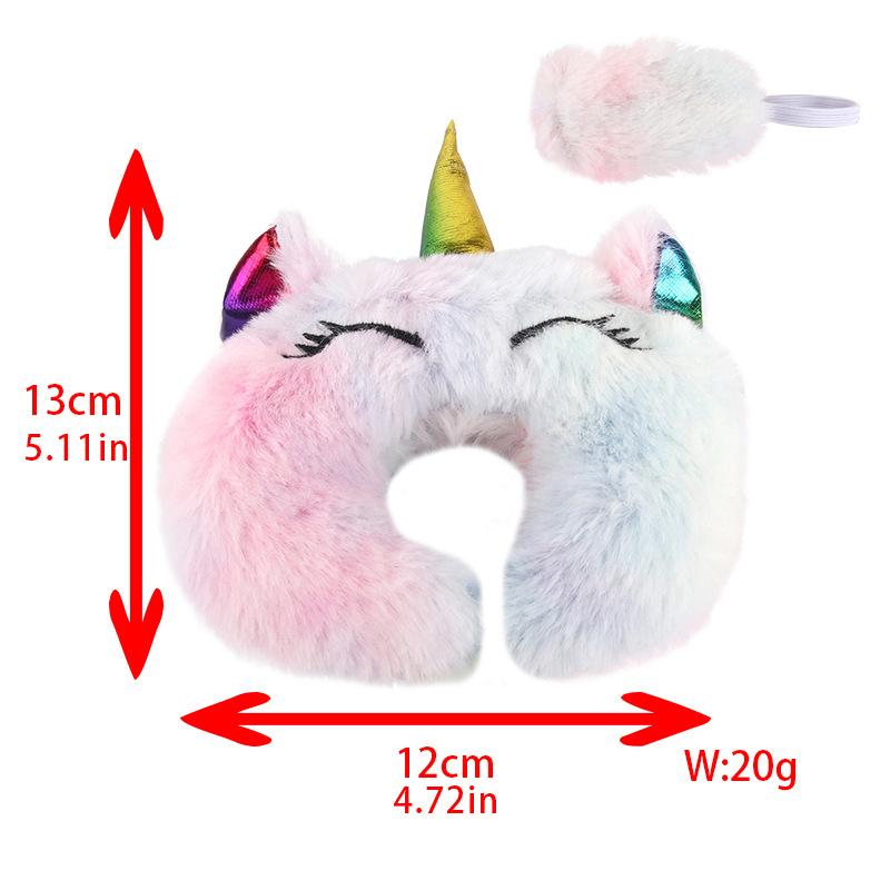 Doll Sleeping Bag for 43cm Dolls Lovely Unicorn Pillow 10-18inch Baby New Born Dolls Accessories American Girl's Birthday Gift