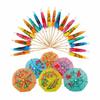 220-Piece Toothpick Umbrella Picks, Cocktail Picks, Mini Parasols, Party Straws, Fruit Picks, Perfect for Bars, Restaurants, Events, and Party Supplie