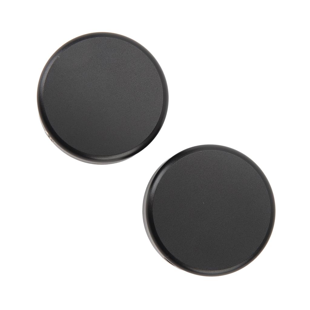 2Pcs Front Fork Stem Cover Durable Delicate Look Upper Fork Stem Cover Axle Nut Cap for CMX 250 300 500 Black