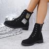 Fashion Women Boots Fashion Retro Top High Quality Lace-up Sneakers New Outdoor Platform Boots Casual Plus Size Comfortable Boots Women