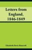 The Letters From England 1846 1849 by Elizabeth Davis Bancroft - Paperback Book