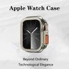 Чехол для Apple Watch 9 8 7 45 мм 41 мм 44 мм 40 мм Мягкий ТПУ Ударопрочный Защитный Полный Бампер для iwatch series 6 5 4 SE