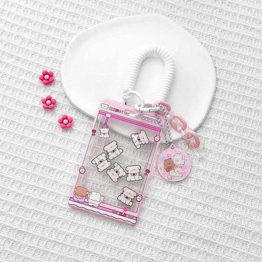 Милый креативный дизайн, забавный держатель для фотокарт Kpop, милый мультяшный держатель для студенческого удостоверения личности, чехол для семейного фотодержателя для друзей