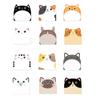 12PCS Cute Cat Sticky Note Paper 30 Sheet/Pad Self-ashesive Memo Pad Reminder On Fridges Door Computer Whiteboard