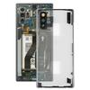 Для Samsung Galaxy Note 10+ N975 N9750 прозрачная задняя крышка аккумулятора с крышкой объектива камеры (прозрачный)