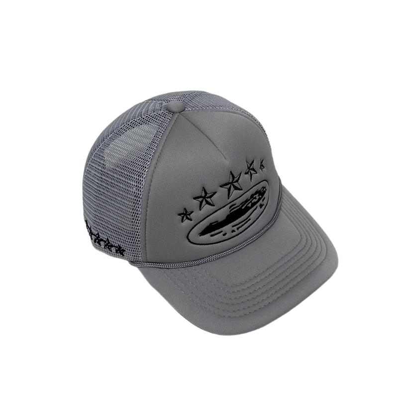 Pentagram baseball cap sponge mesh breathable mesh adjustable truck driver cap
