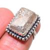 Яшма Пикассо Ручной работы Серебро 925 пробы Ювелирное кольцо Размер 4.5 d4T54