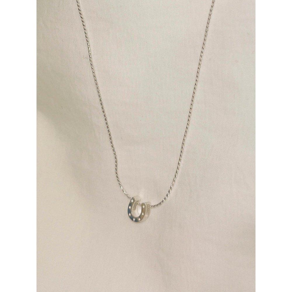 [92.5 Silver]Horse Hoof Of Lucky Necklace