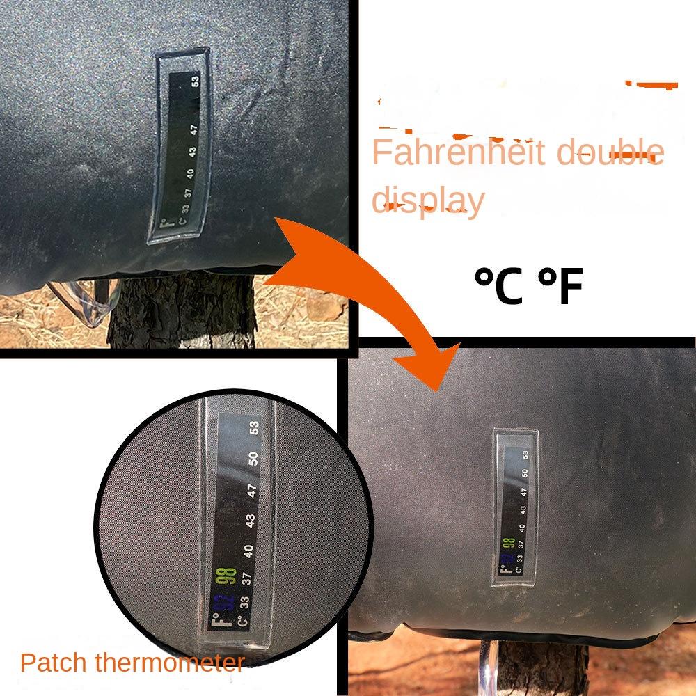 20L Solar Camping Shower Bag Portable Outdoor Heating Shower Bag for Hiking Beach Travel