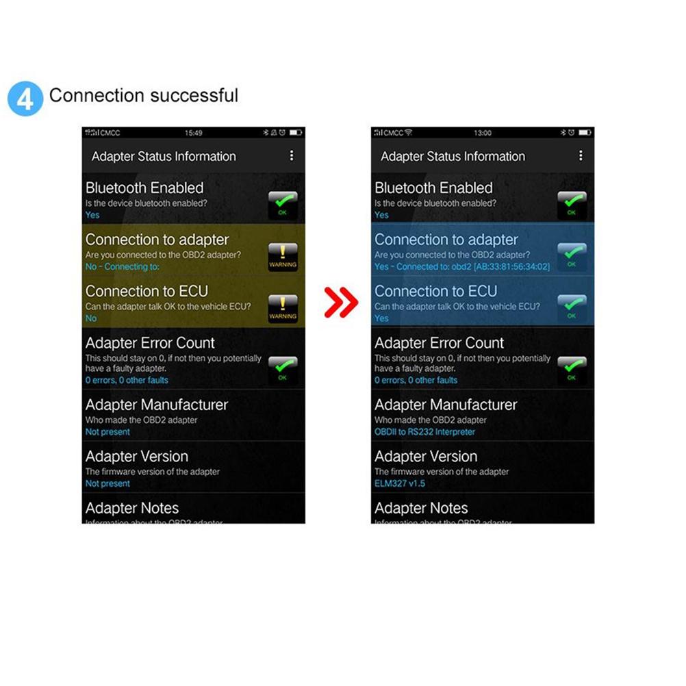 ANCEL ELM327 V1.5 Bluetooth OBD2 сканер автомобильный диагностический инструмент проверка кода неисправности двигателя мини-адаптер OBDII ODB2 для Android