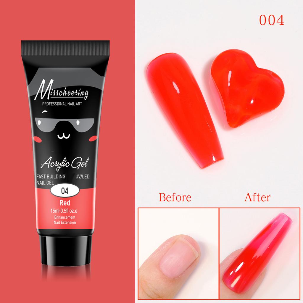 Nail Art Crystal Fluorescent Extension Glue Безбумажный лоток Безболезненное наращивание ногтей Инструмент для фототерапии Флуоресцентный гель для ногтей