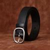 Cowhide Women's Genuine Leather Pure Pin Buckle Belt Trendy Wild Women's Internet Celebrity Jeans Belt Women