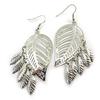 [N3165] - Silver 'Navajo' Earrings