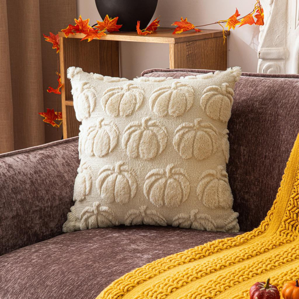 Хэллоуин Тыква Вышитая Наволочка Декоративная Наволочка для Подушки для Дома Гостиной Дивана Простой Дизайн Тыква Наволочка