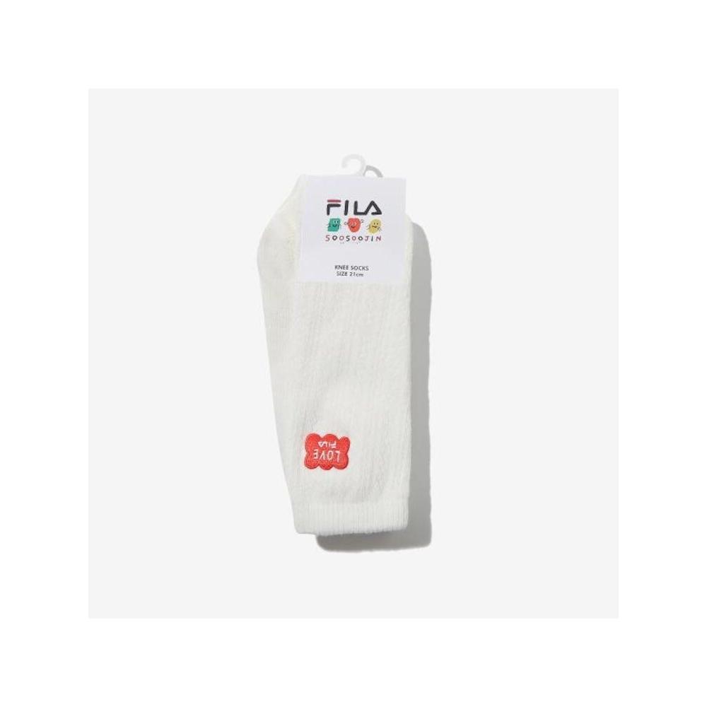 [Fila Kids] Fila X Sujin Mesh Knee Socks  fk3scf5s03X Owh  q0zfk3scf5s03XOwh
