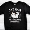 Funny Cat Hair T-Shirt: Cat Lover Apparel
