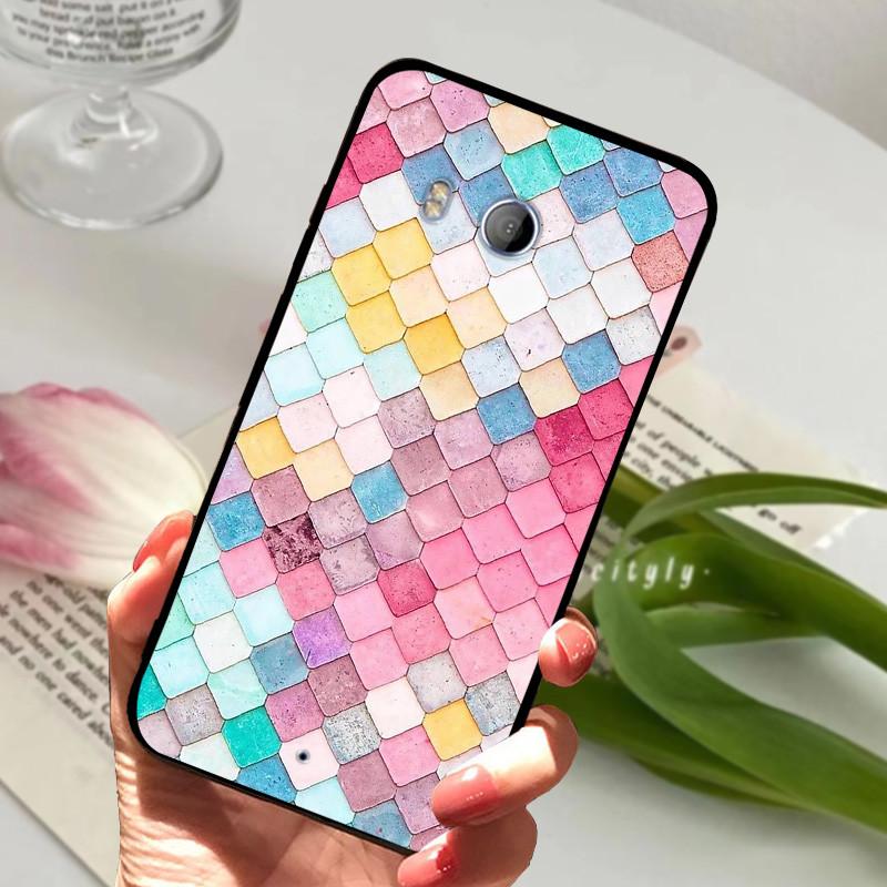 For HTC U11 + Case Soft Silicone Back Cover Phone Case for HTC U12 LIFE / U11 Plus U 11 Bumper Coque HTV33  Shockproof Funda