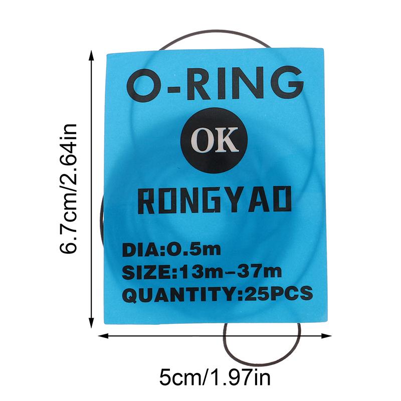 1Pack 0.5/0.6/0.7/0.8/0.9Mm Watch O-Ring Waterproof Rubber Watch Back Cover Gaskets O Ring Repair Watchmaker Tools Accessories