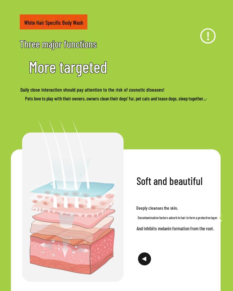 Шампунь для отбеливания померанского шпица и самоеда для белых собак