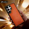 Чехол Melkco для Samsung Galaxy S26 Ultra 5G S25 Plus S24+ S23U Натуральная Кожа Ручной Работы Мягкий Край Чехол для Телефона