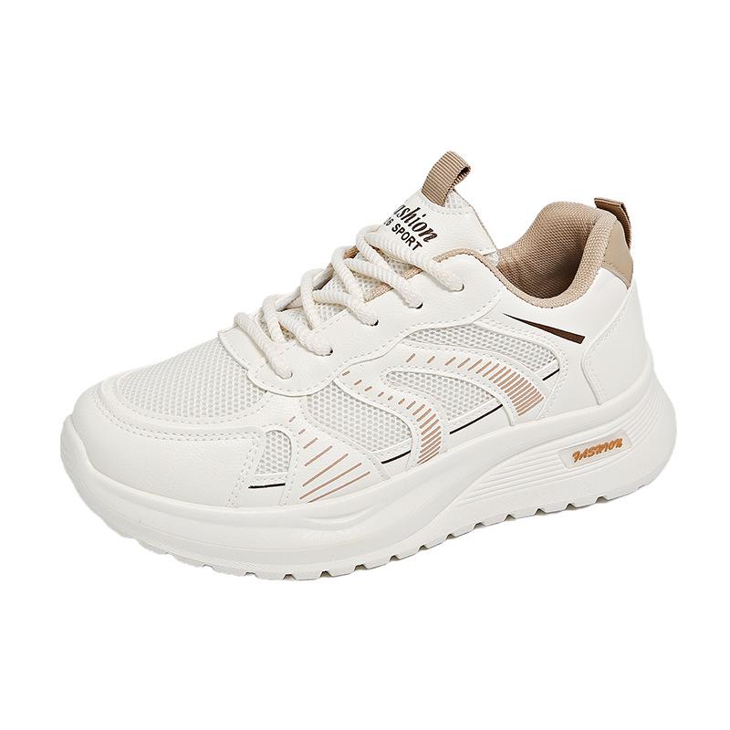 Ins Korean Version of Mesh Dad Shoes for Women 2025 Spring New Breathable Female Students Sports Heightening Casual Shoes Q187