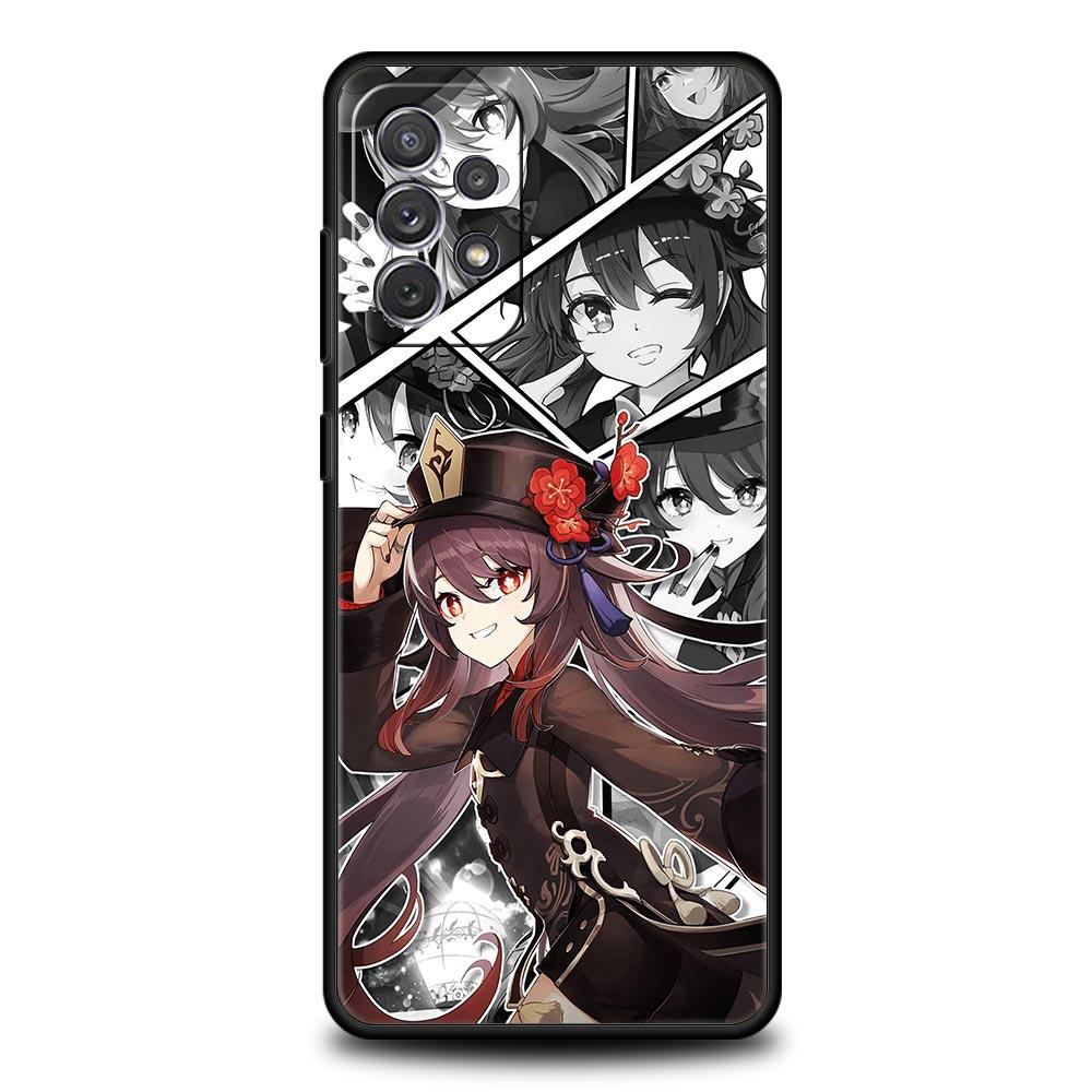 Чехол для телефона Genshin Impact для Samsung A51 A71 A21S A12 A11 A31 A41 A52 A32 A23 A33 A53 A73 A03S A05S A13 5G A72 A54 A34