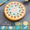 Bamboo Mosaic Coaster DIY Kit for Students and Kids