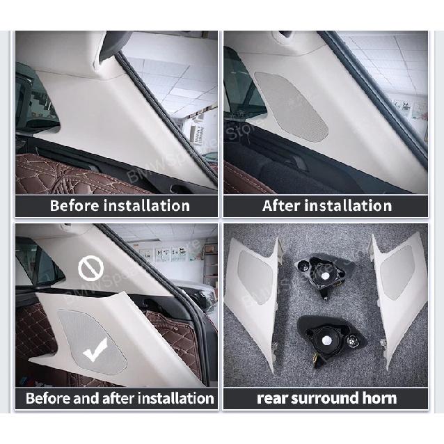 Car For BMW NEW X3 G01 High Quality Hi-Fi Music Sound Center Dashboard Console Tweeter Midrange Audio Speakers Cover Accessories