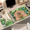 Коврик для мыши Игровой коврик для мыши Клавиатурные коврики для геймеров Офисный коврик для ноутбука Капибара Мультяшный Расширенный коврик для стола Нескользящая резиновая подставка для стола для дома