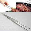 Food Barbecue Tongs Steel Churrasco Tweezers Clip Buffet BBQ Restaurant Tool New
