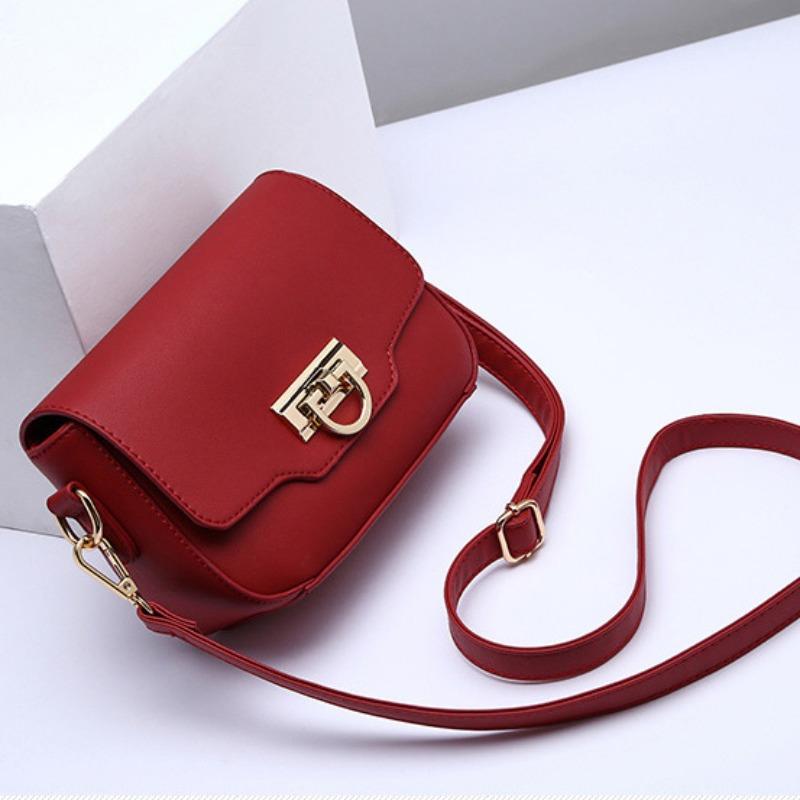 Женская сумка Студенческая сумка премиум-класса через плечо Сумка через плечо Маленькая квадратная сумка