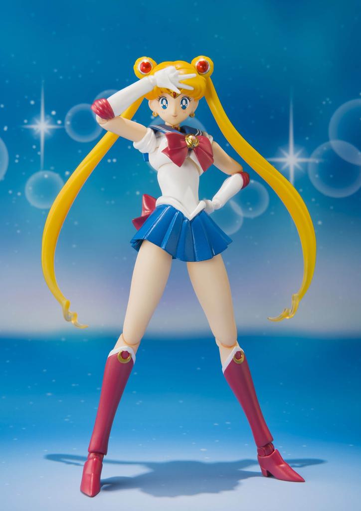 TAMASHII NATIONS Sailor Moon Sailor Moon Approximately 140mm Painted Movable Figure S.H.Figuarts ABS&PVC